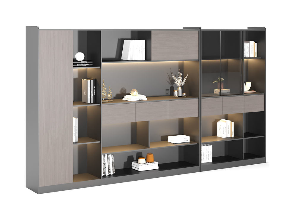 Suri Office Storage Cabinet SR-S0124+SR-S0112