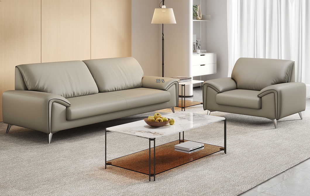 Executive Leather Sofa TD-705