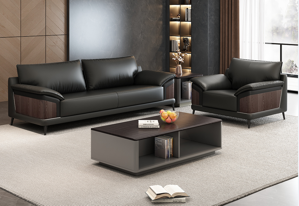 Executive Leather Sofa TD-708
