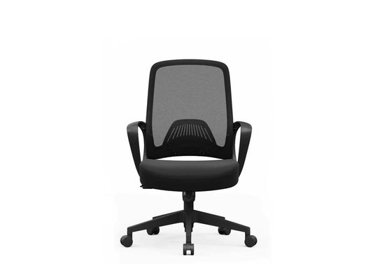 Mid-Back Ergonomic Task Chair with Adjustable Lumbar Support B911