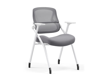 Foldable Training Chair with Flip-Up Seat & Dual-Back Design D376-1