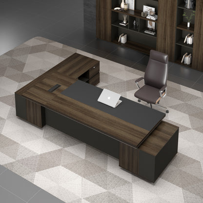 Modern Executive Desk with Storage JE-D0
