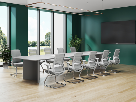 Ergonomic Mesh Conference Chair with Adjustable Lumbar Support D803-2