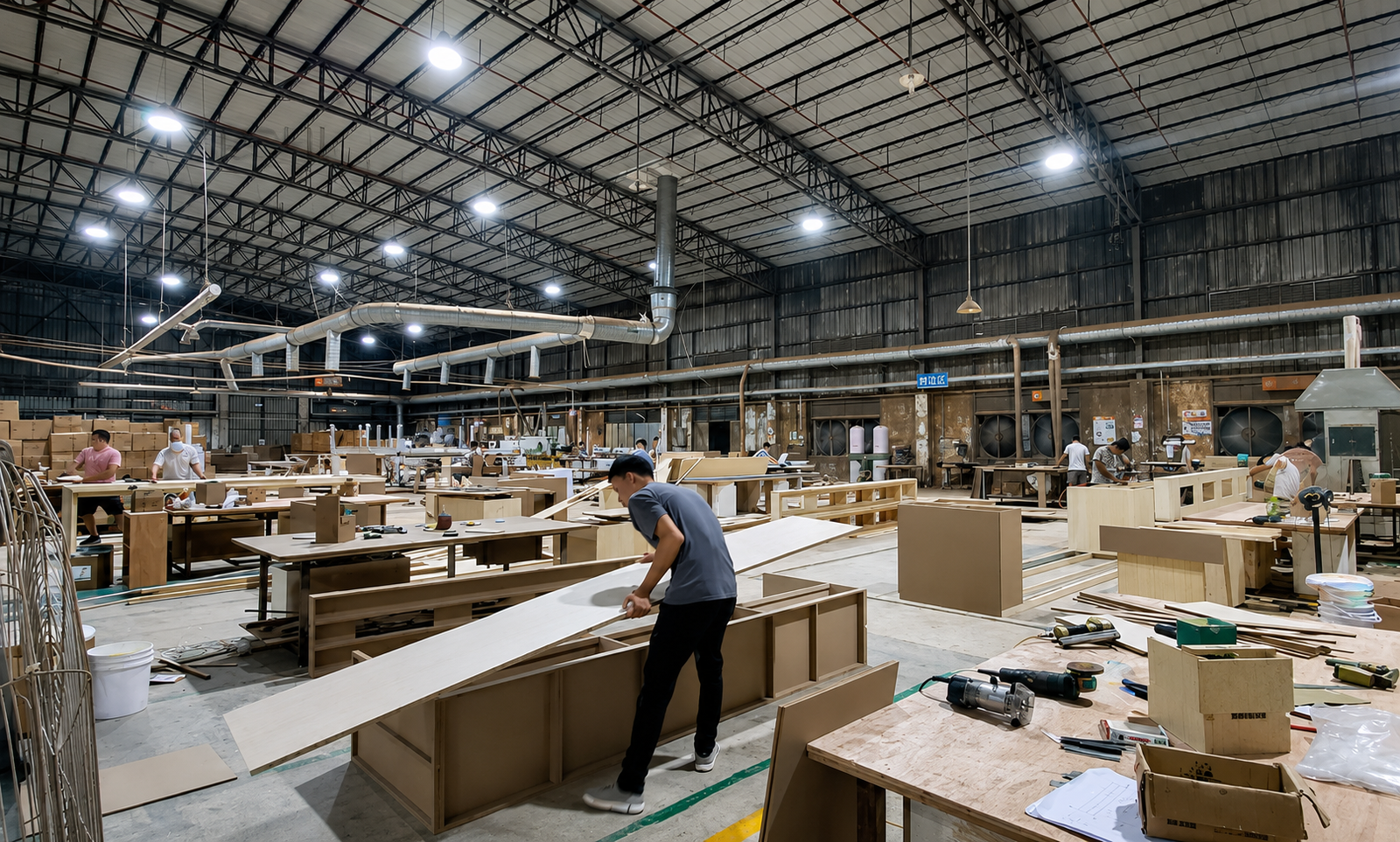 Factory manufacturing facility