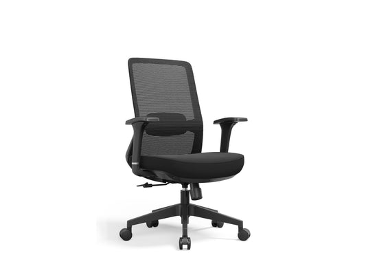 Mid-Back Ergonomic Task Chair with Adjustable Lumbar Support B803