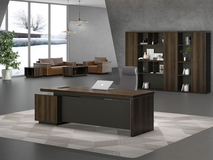 Modern Executive Desk with Storage JE-D0